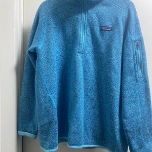 Patagonia Teal Fleece Pullover